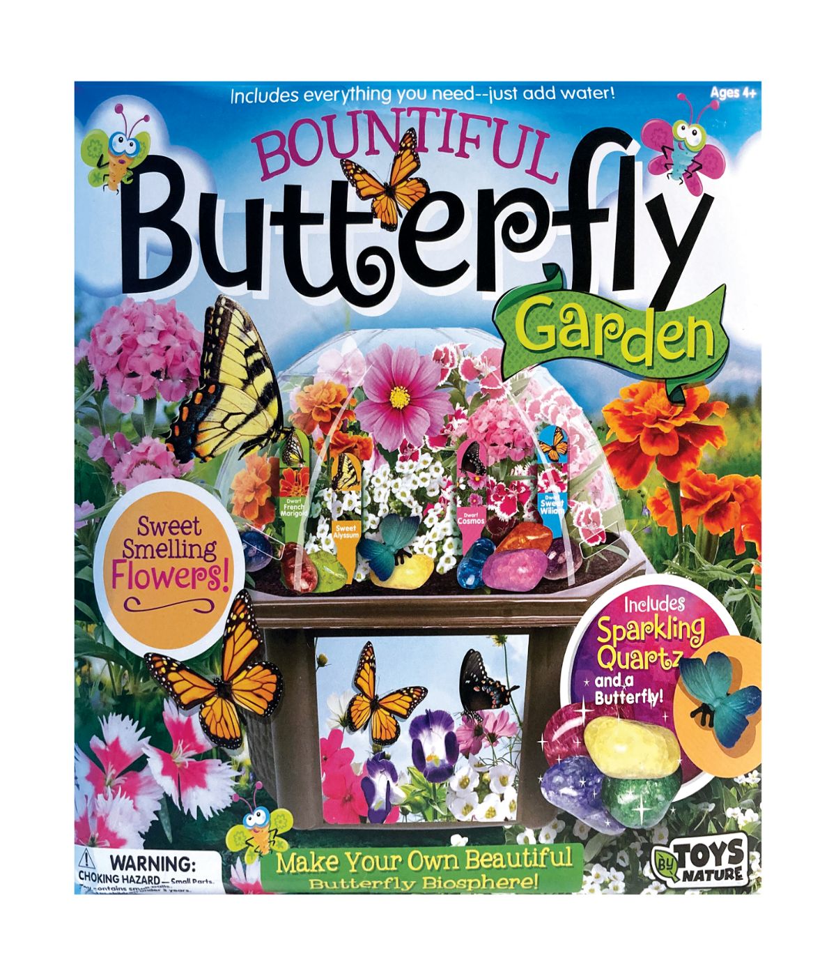  Biosphere Terrarium - Bountiful Butterfly Garden Multi - Multi - Bonton