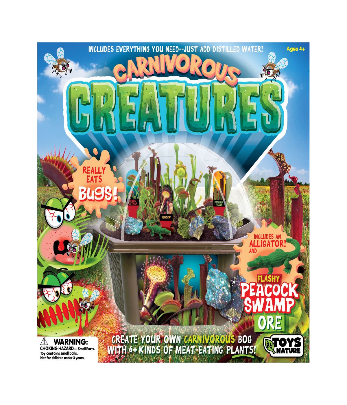  Biosphere Terrarium - Carnivorous Creatures Multi - Multi - Bonton