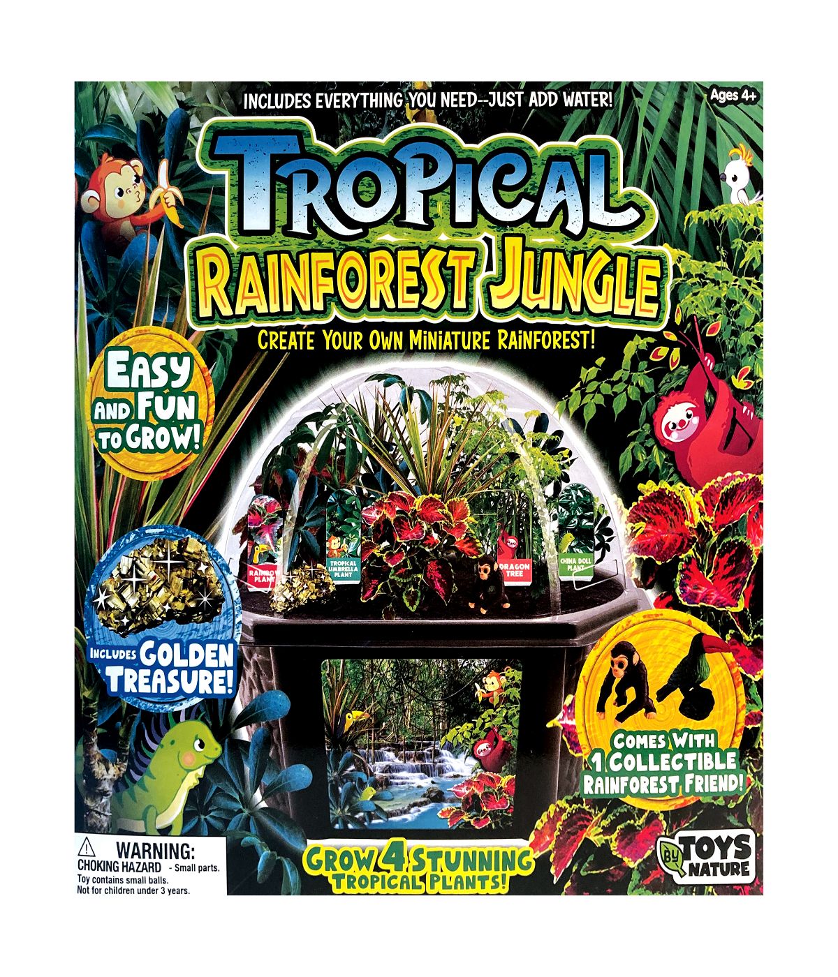  Biosphere Terrarium - Tropical Rainforest Jungle Multi - Multi - Bonton