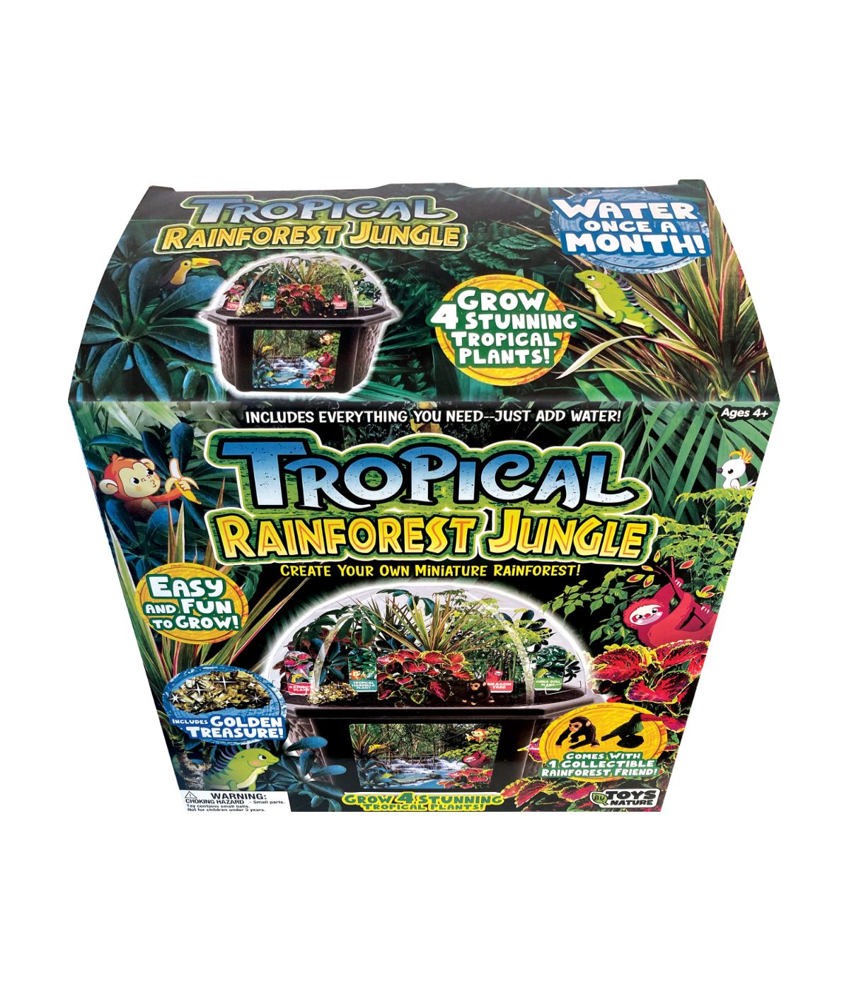  Biosphere Terrarium - Tropical Rainforest Jungle Multi - Multi - Bonton