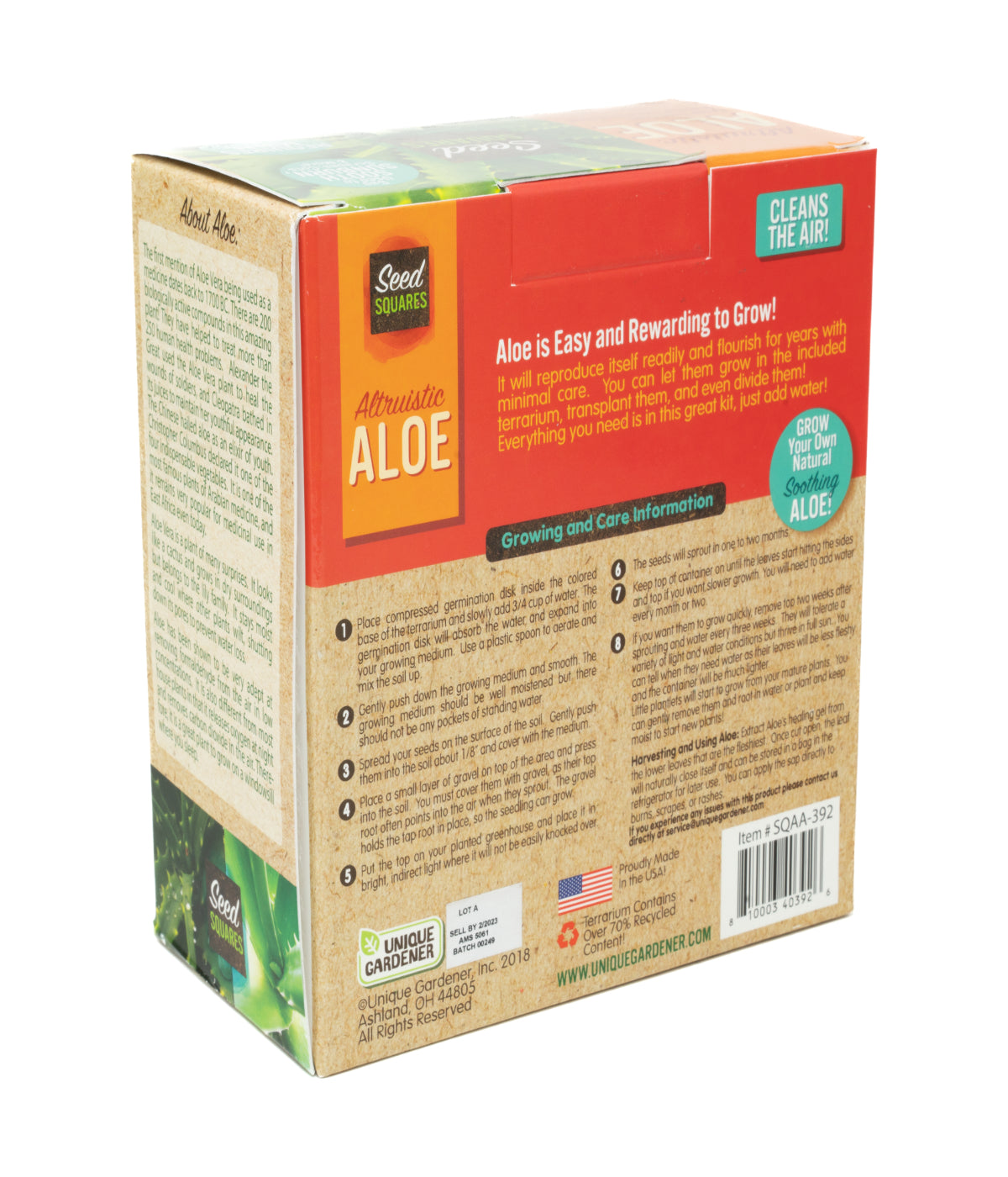  Seed Squares - Altruistic Aloe Multi - Multi - Bonton