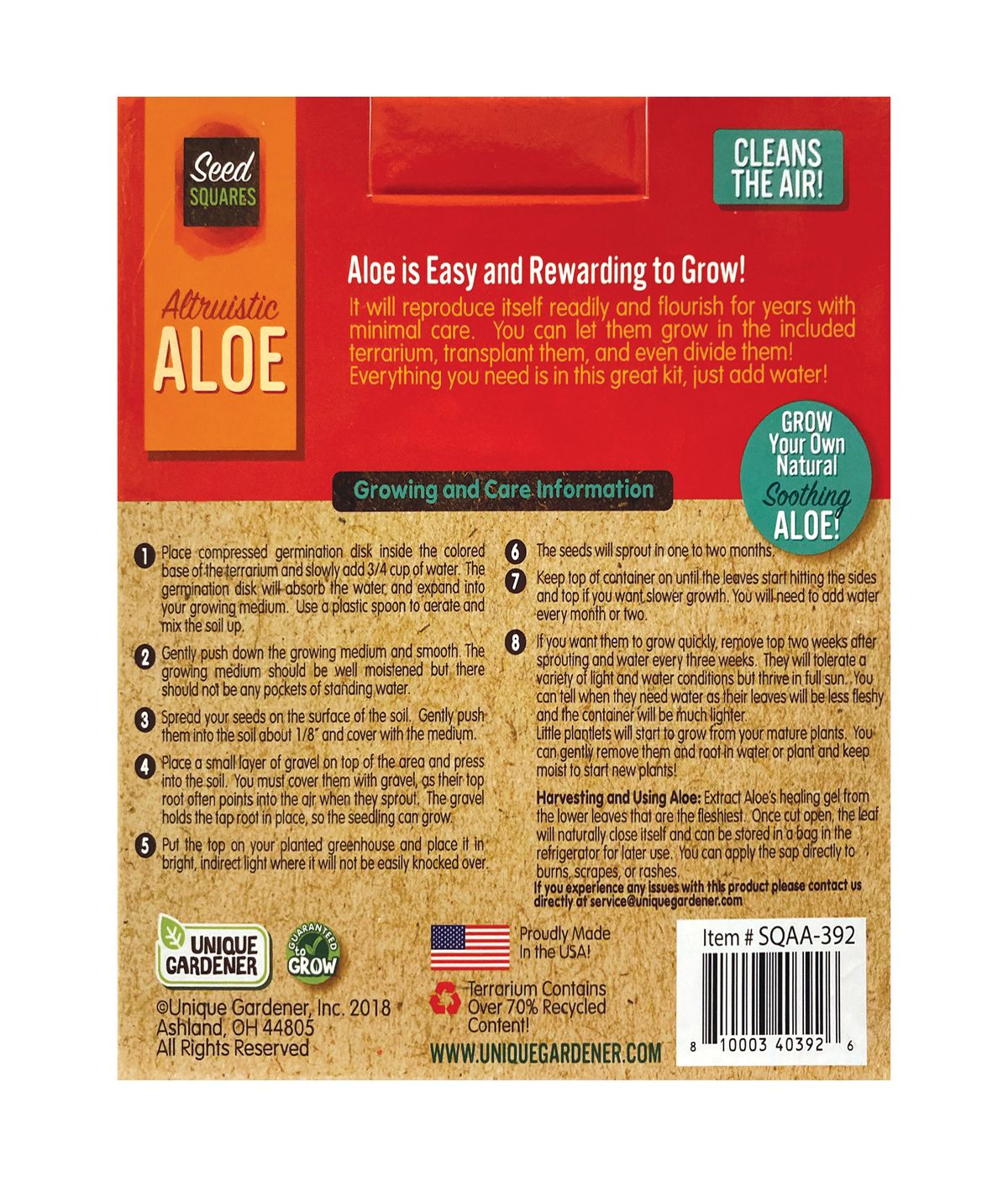  Seed Squares - Altruistic Aloe Multi - Multi - Bonton