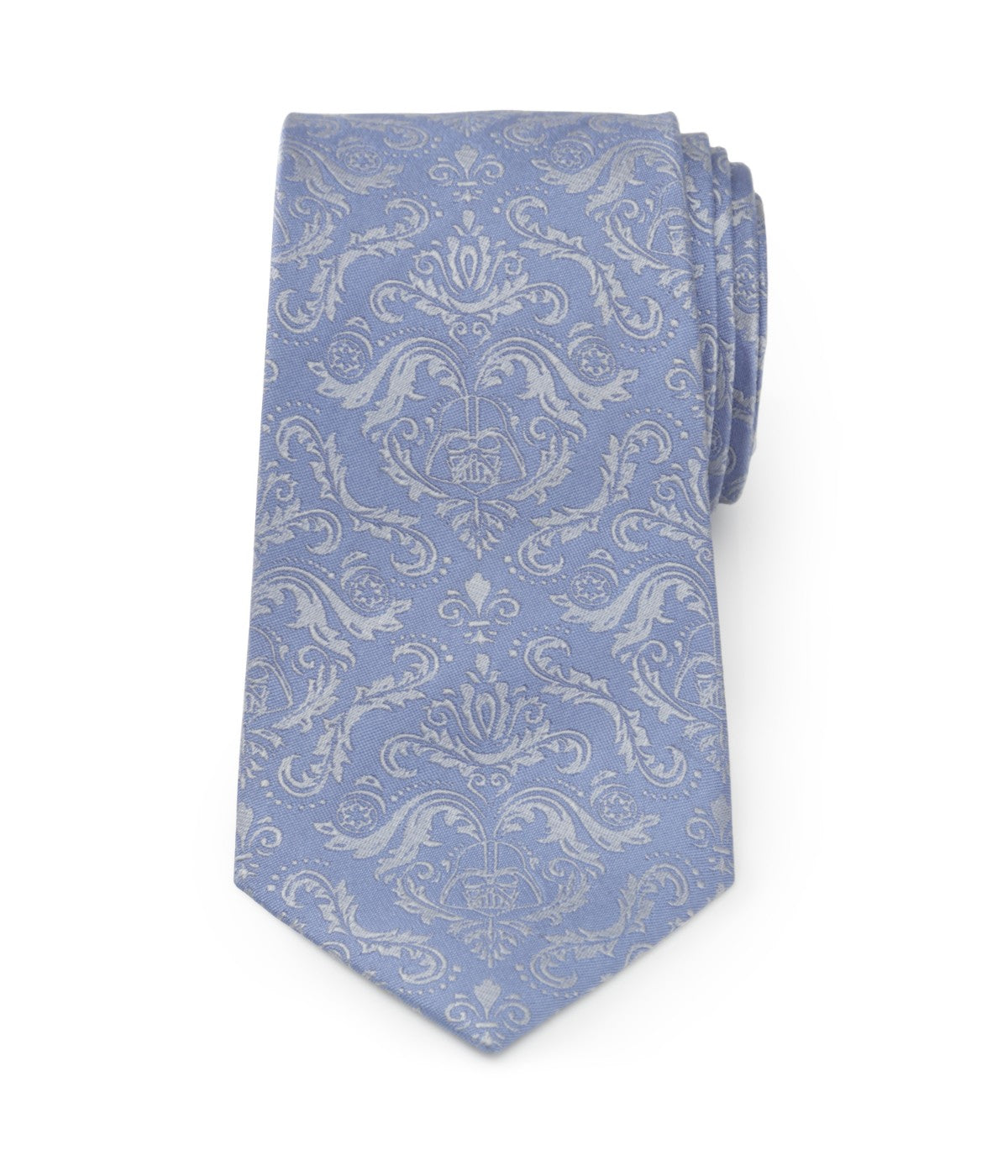  Cufflinks Damask Darth Vader Blue Men's Tie - Blue - Bonton