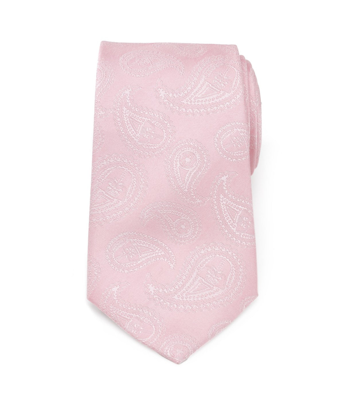  Cufflinks Darth Vader Paisley Silk Men's Tie - Pink - Bonton