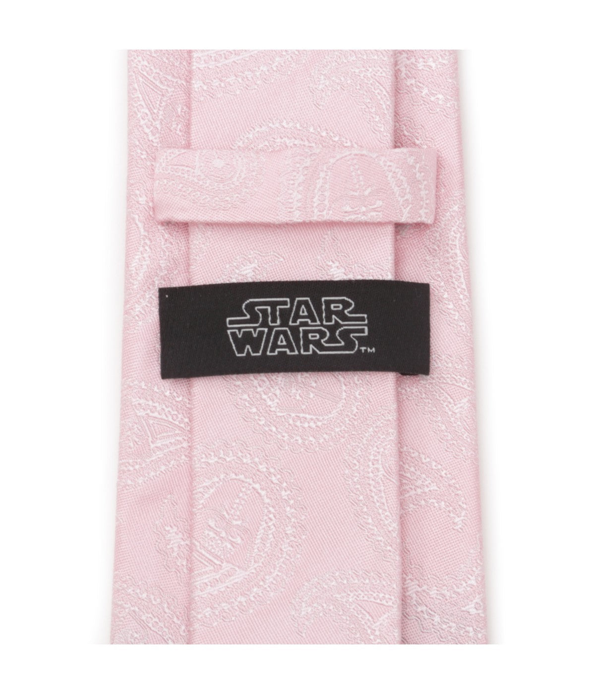  Cufflinks Darth Vader Paisley Silk Men's Tie - Pink - Bonton