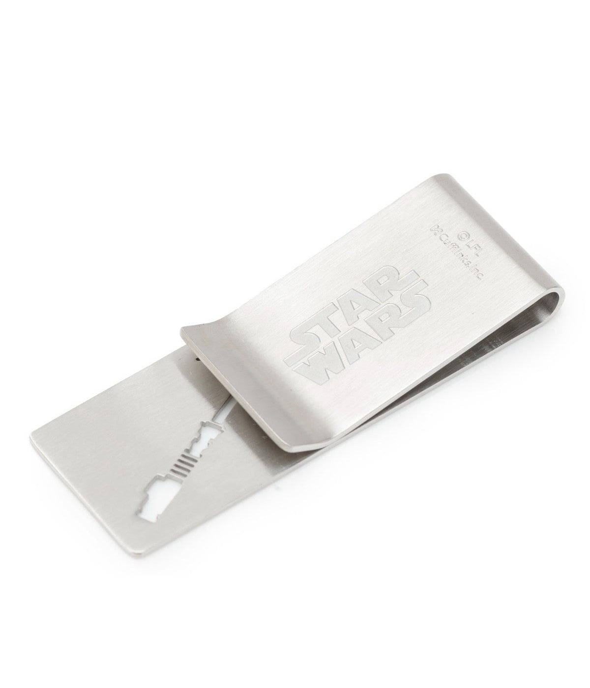  Cufflinks Lightsaber Money Clip - Silver - Bonton