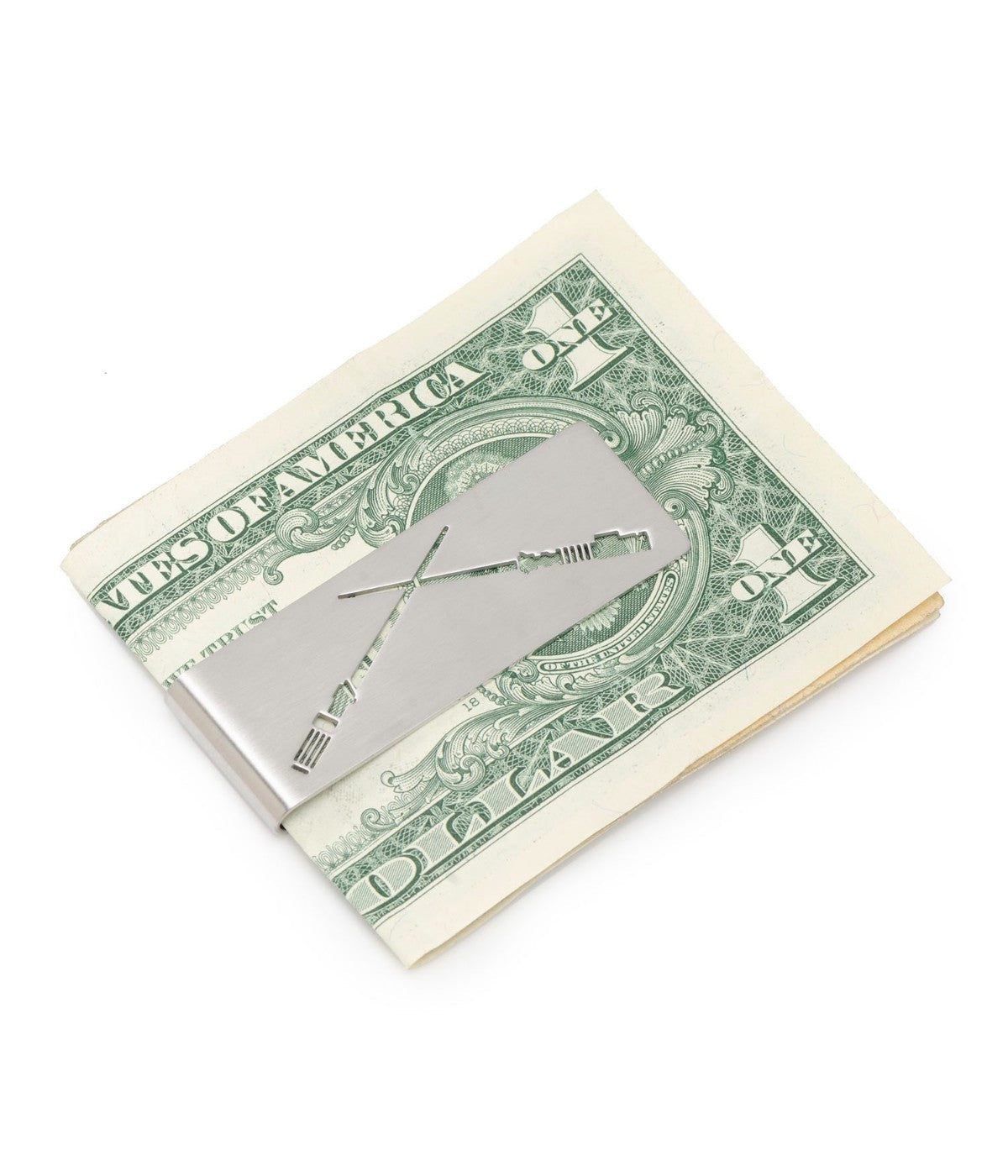  Cufflinks Lightsaber Money Clip - Silver - Bonton