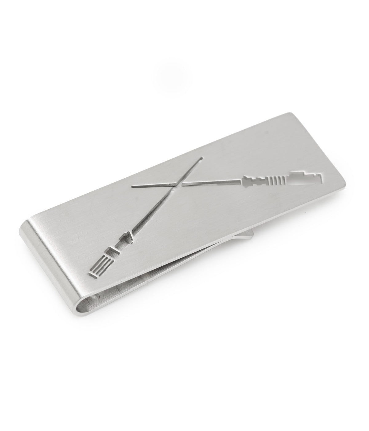  Cufflinks Lightsaber Money Clip - Silver - Bonton