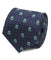 Mandalorian Helmet Dotted Navy Tie