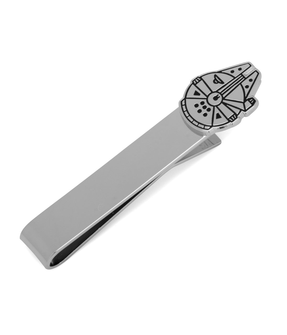  Cufflinks Millennium Falcon Tie Bar - Silver - Bonton