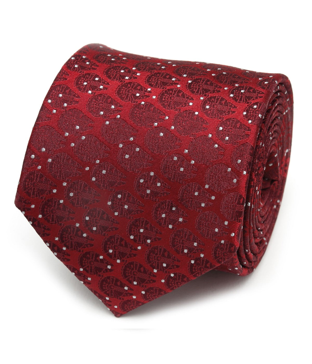  Cufflinks Millennium Falcon Men's Tie - Red - Bonton