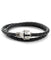 Mandalorian Helmet Double Wrap Stainless Steel Bracelet