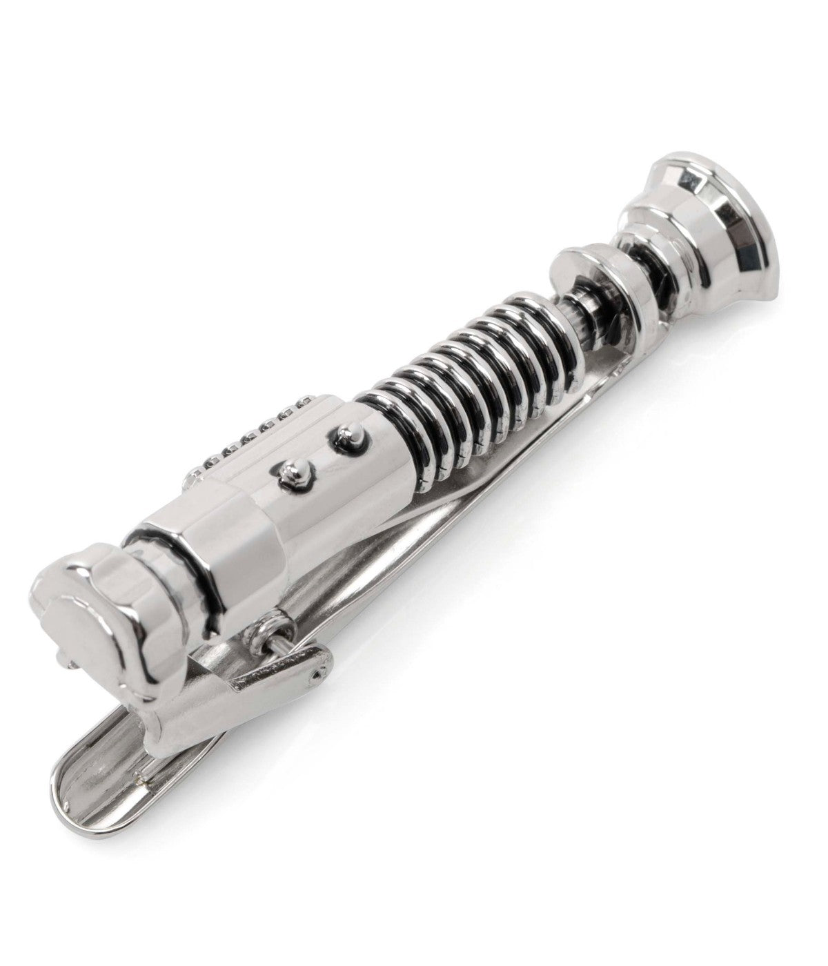  Cufflinks Obi-Wan Lightsaber Tie Clip - Silver - Bonton