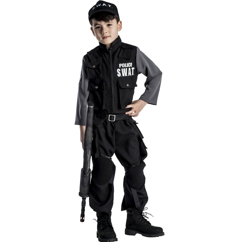  Dress Up America S.W.A.T. Costume - Kids by Dress Up America - Large (12-14) - Bonton