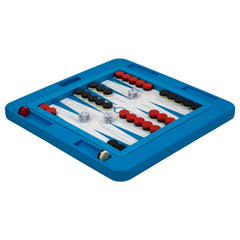 Floating Checkers and Backgammon Magnetic Swimming Pool Board Game Combo - 20"
