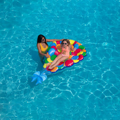80" Balloon Party Island Inflatable Swimming Pool Lounge Float and Table Centerpiece