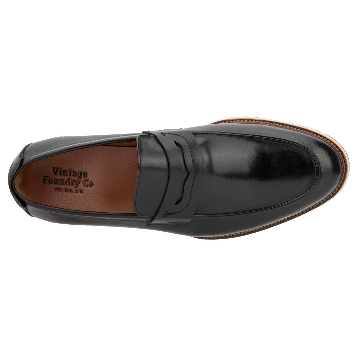  Vintage Foundry Co. Men's James Loafer - Black - Bonton