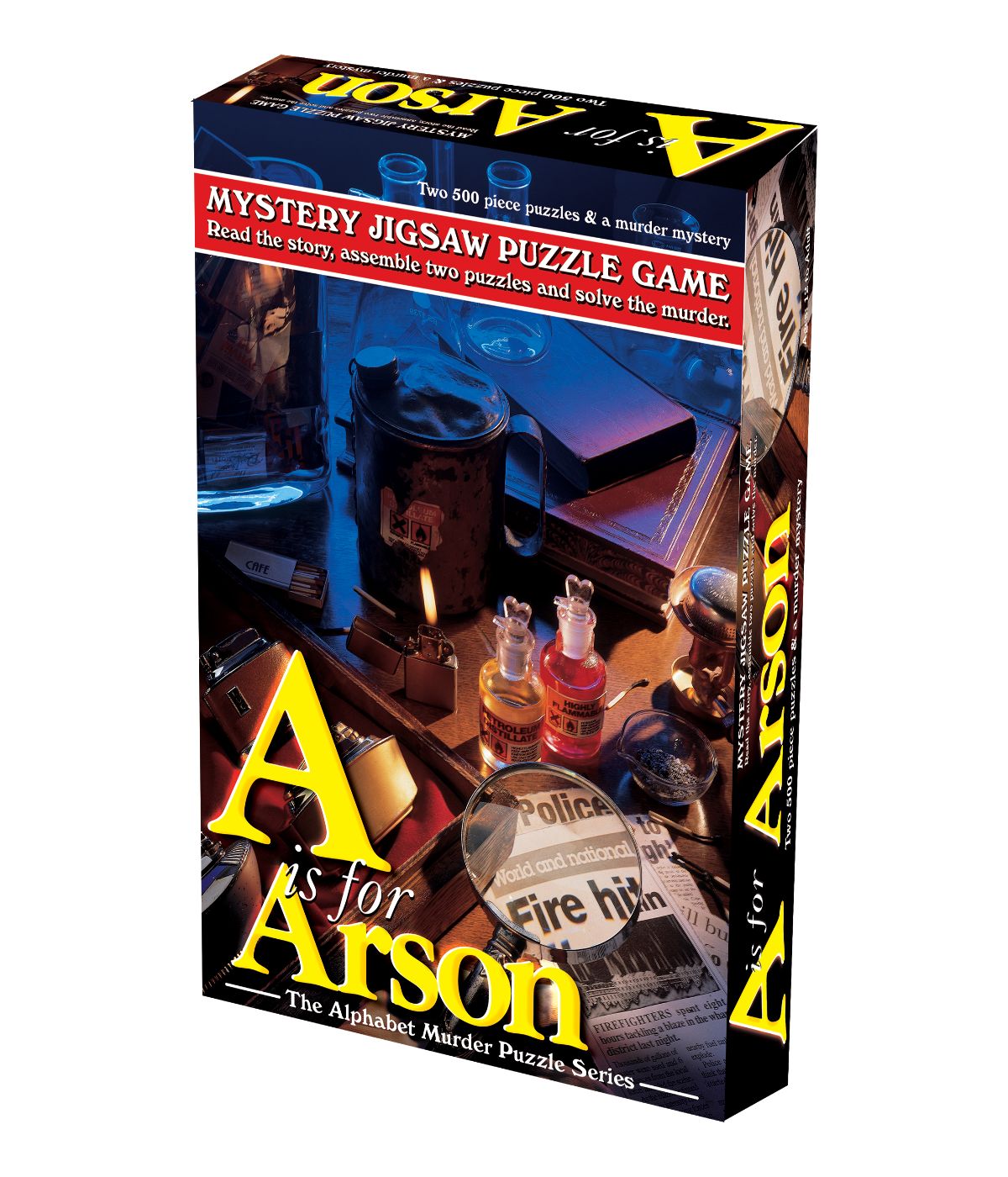  A is for Arson Murder Mystery Jigsaw Puzzle: 1000 Pcs Multi - Multi - Bonton