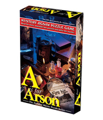 A is for Arson Murder Mystery Jigsaw Puzzle: 1000 Pcs Multi