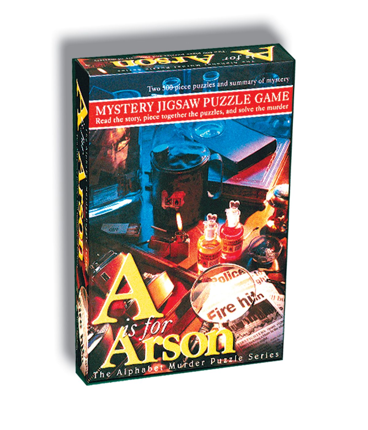  A is for Arson Murder Mystery Jigsaw Puzzle: 1000 Pcs Multi - Multi - Bonton