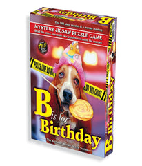 B is for Birthday Murder Mystery Jigsaw Puzzle: 1000 Pcs Multi