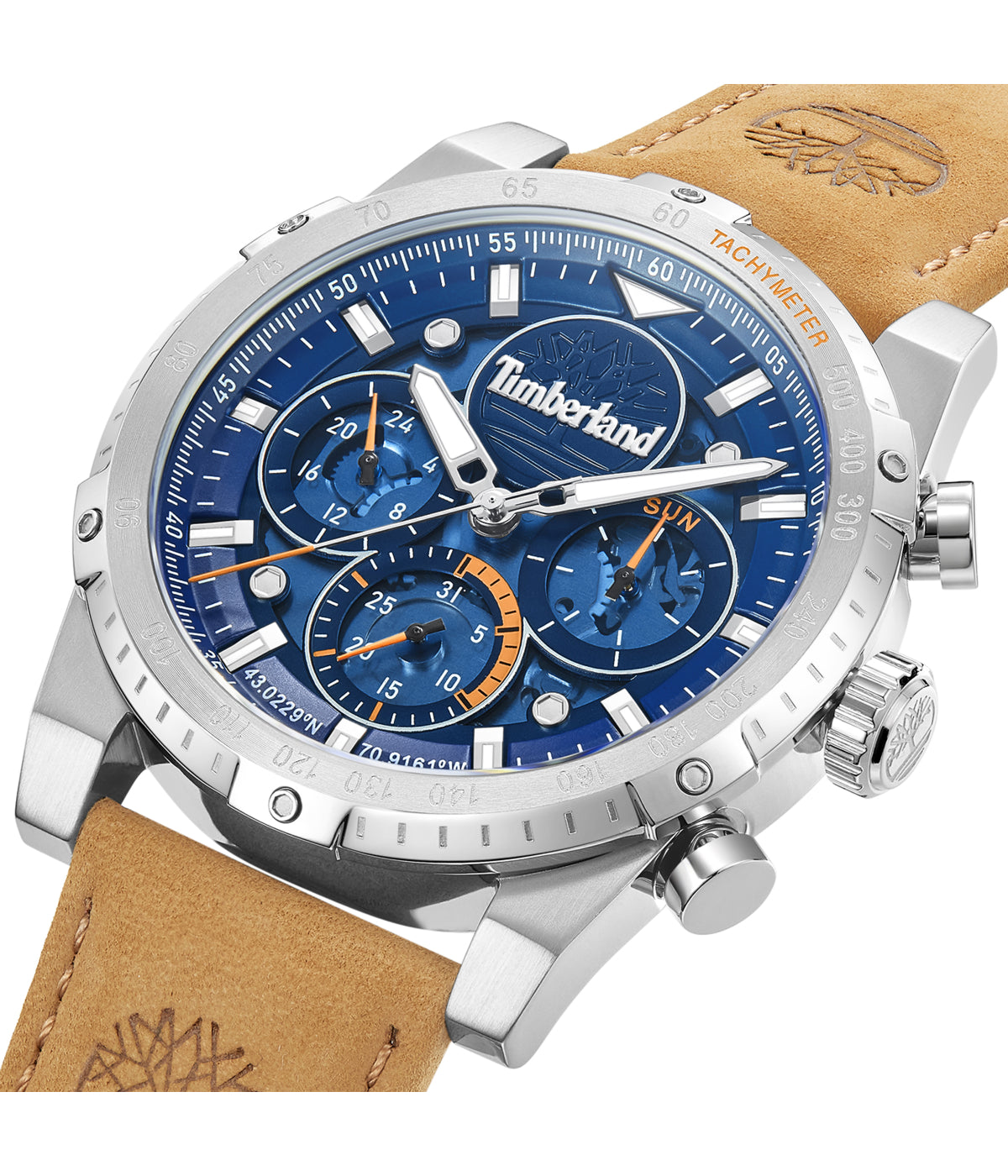 Timberland Sherbrook Multifunction Watch Wheat