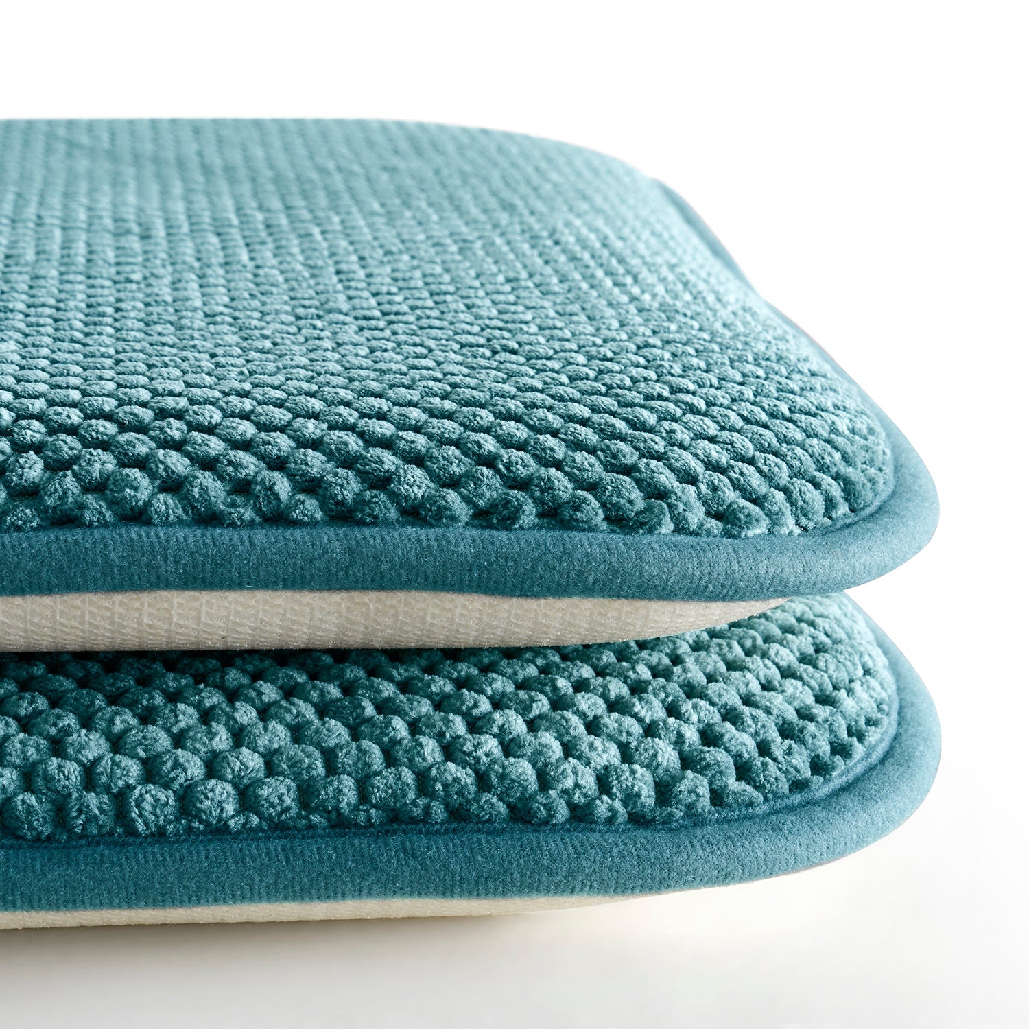 Dan River Dan River 2-4 Pack Memory Foam Non-Slip 16x16'' Chair Cushion Pad - Black - Bonton