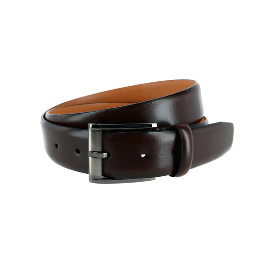 Cameron 35mm Burnished Leather Dress Belt