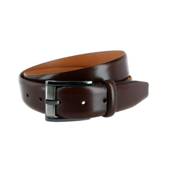 Cameron 35mm Burnished Leather Dress Belt