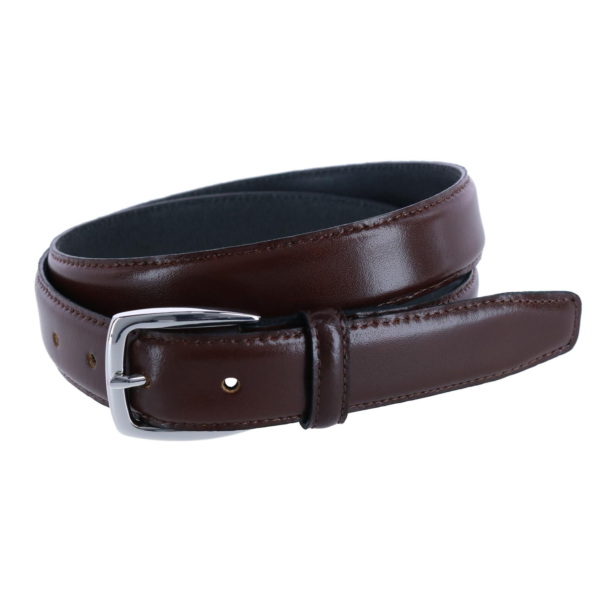  Trafalgar Jameson 31mm Genuine Leather Dress Belt - Tan - Bonton