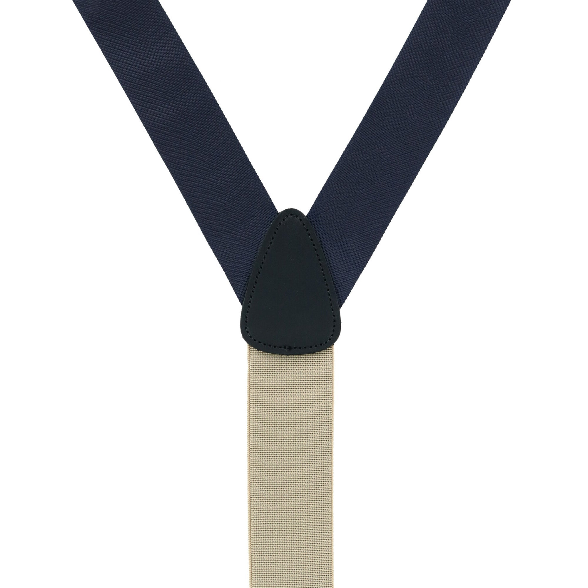  Trafalgar Hudson Nylon Button End Braces - Navy - Bonton