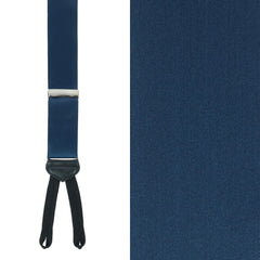 Sutton Solid Color Silk Formal End Braces