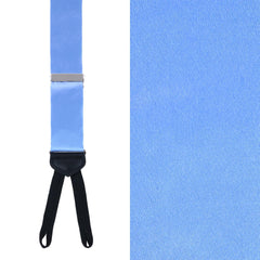 Sutton Solid Color Silk Formal End Braces