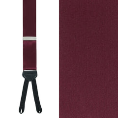 Sutton Solid Color Silk Formal End Braces