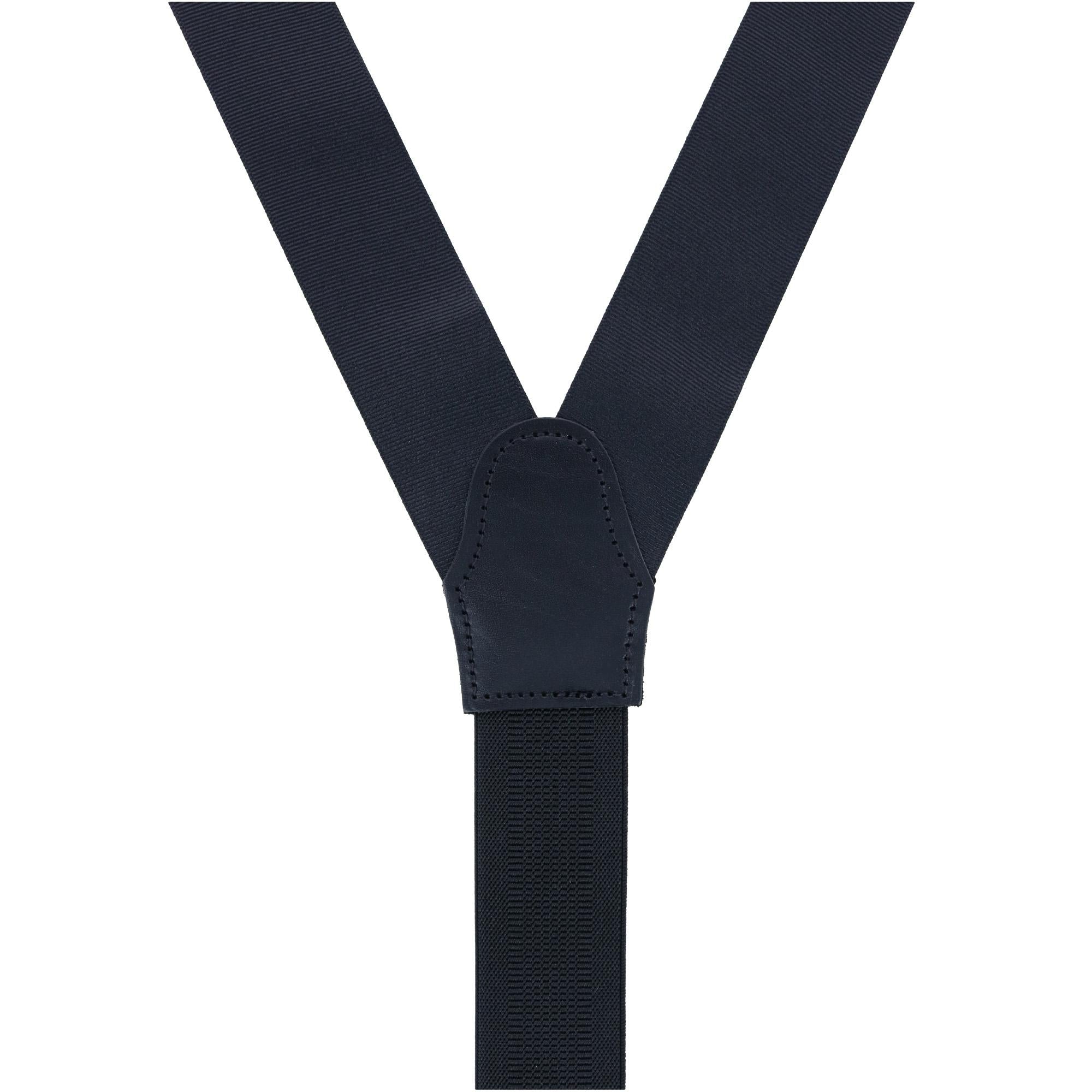  Trafalgar Phoenix 38mm Grosgrain Non Stretch Ribbon Button End Braces - Navy - Bonton