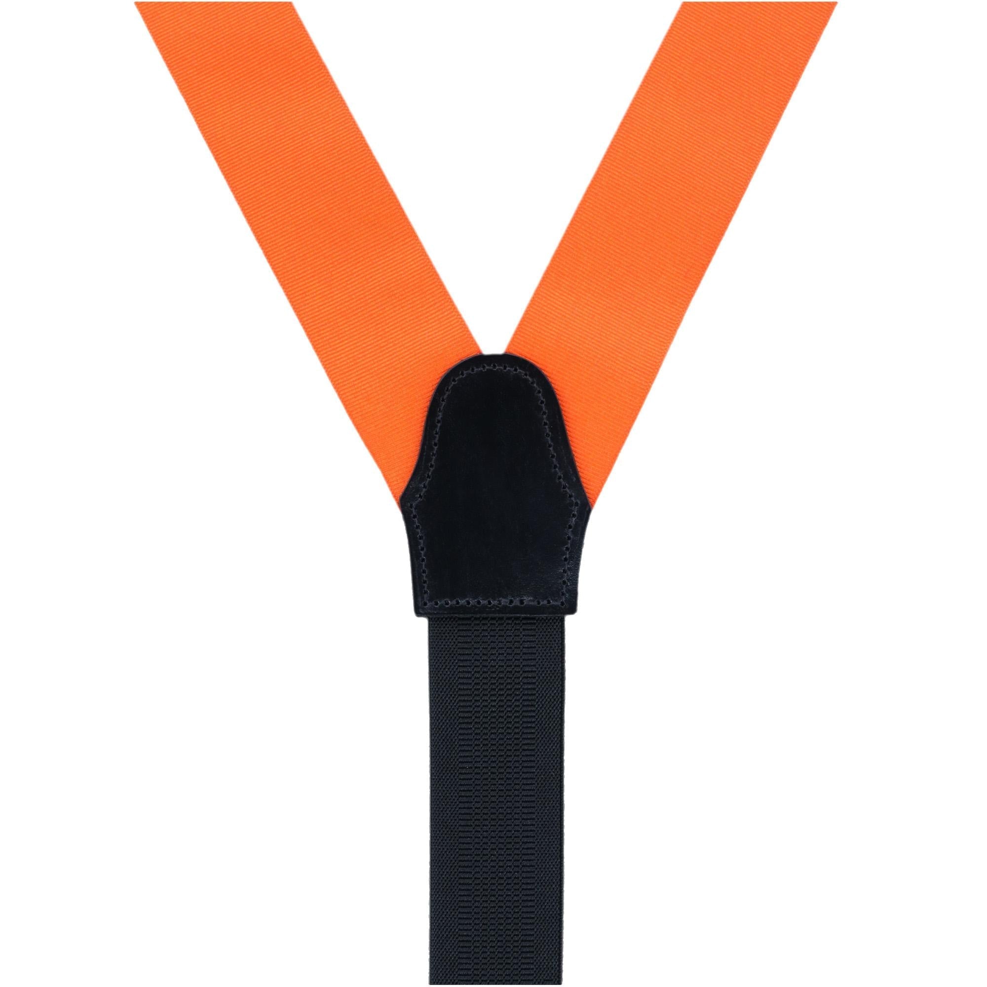  Trafalgar Phoenix 38mm Grosgrain Non Stretch Ribbon Button End Braces - Pumpkin - Bonton