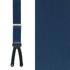 Big and Tall Sutton Solid Silk Formal End Braces