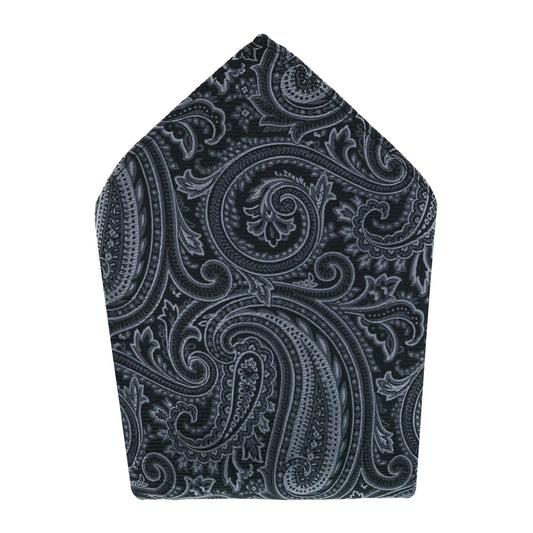 Sobee Paisley Silk Pocket Square