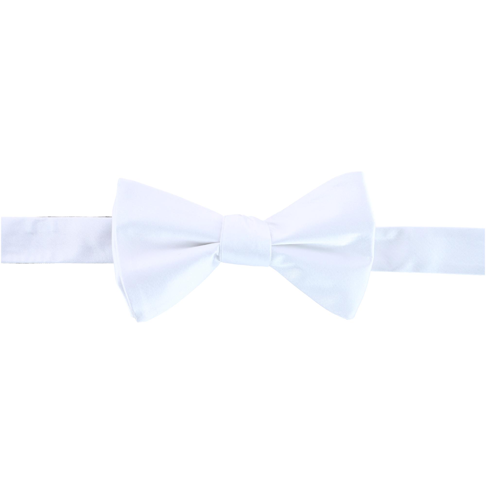  Trafalgar Sutton Solid Color Silk Bow Tie - Light Blue - Bonton