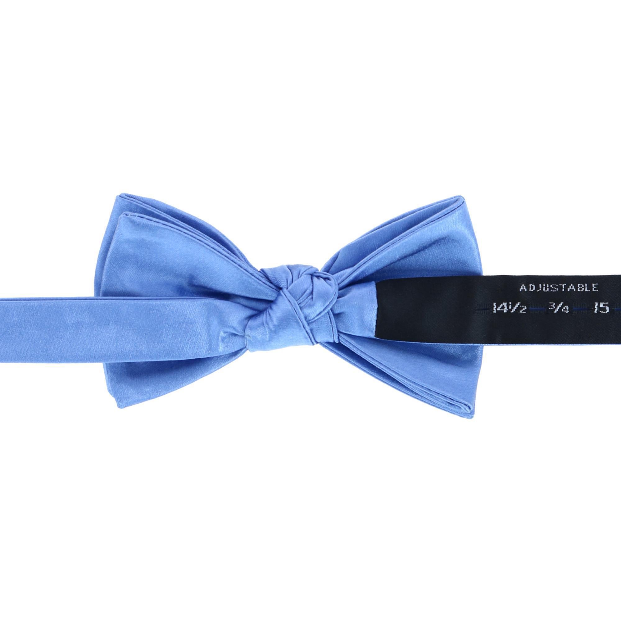  Trafalgar Sutton Solid Color Silk Bow Tie - Ivory - Bonton