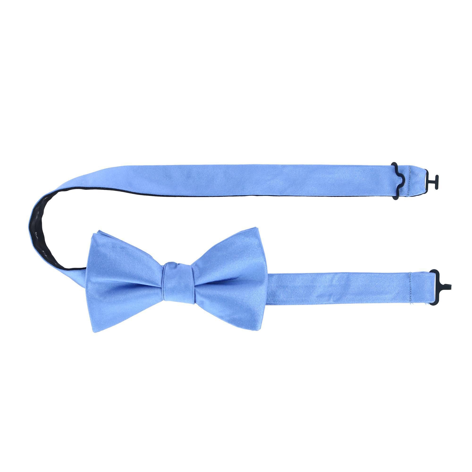  Trafalgar Sutton Solid Color Silk Bow Tie - Ivory - Bonton