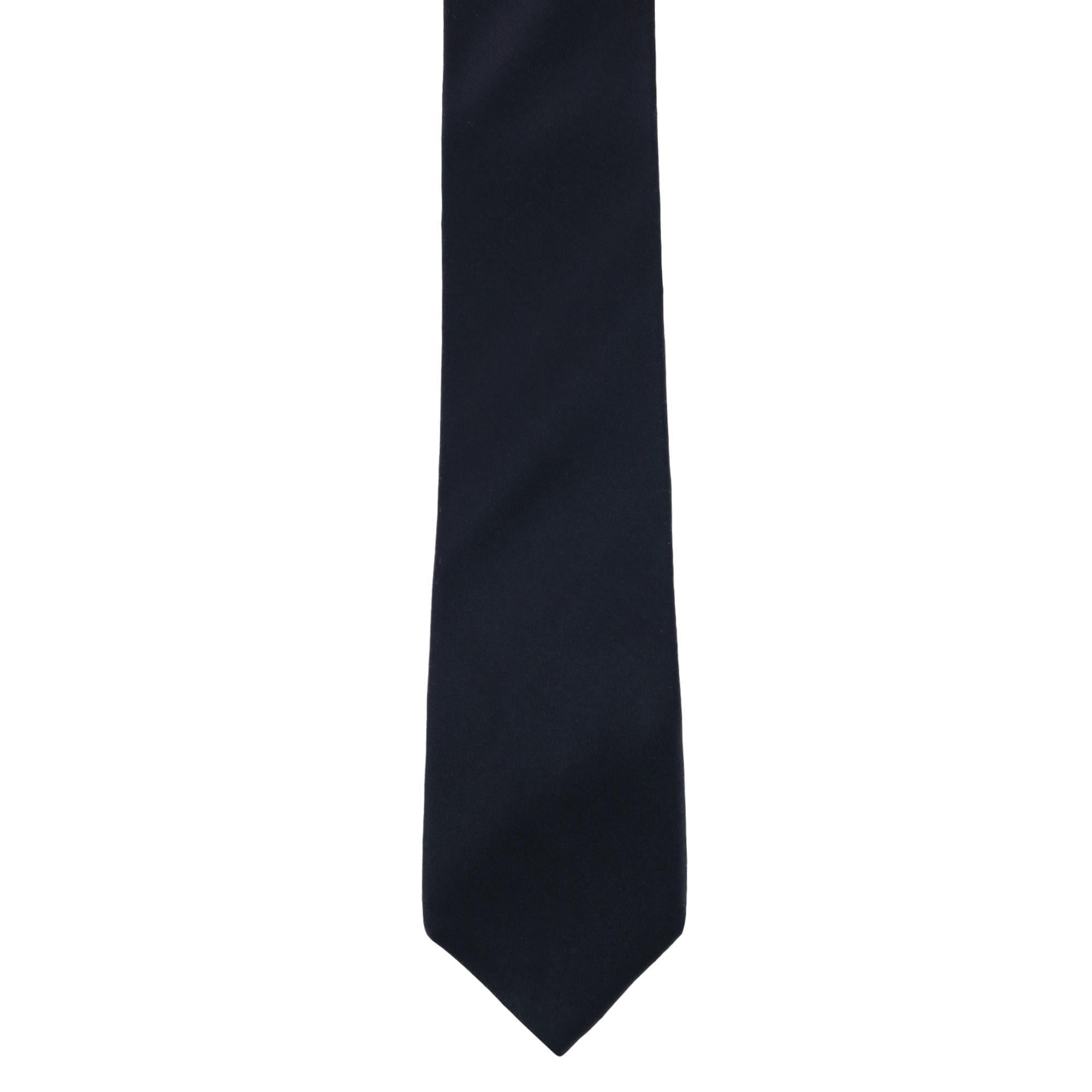  Trafalgar Sutton Solid Color Silk Necktie - Silver - Bonton