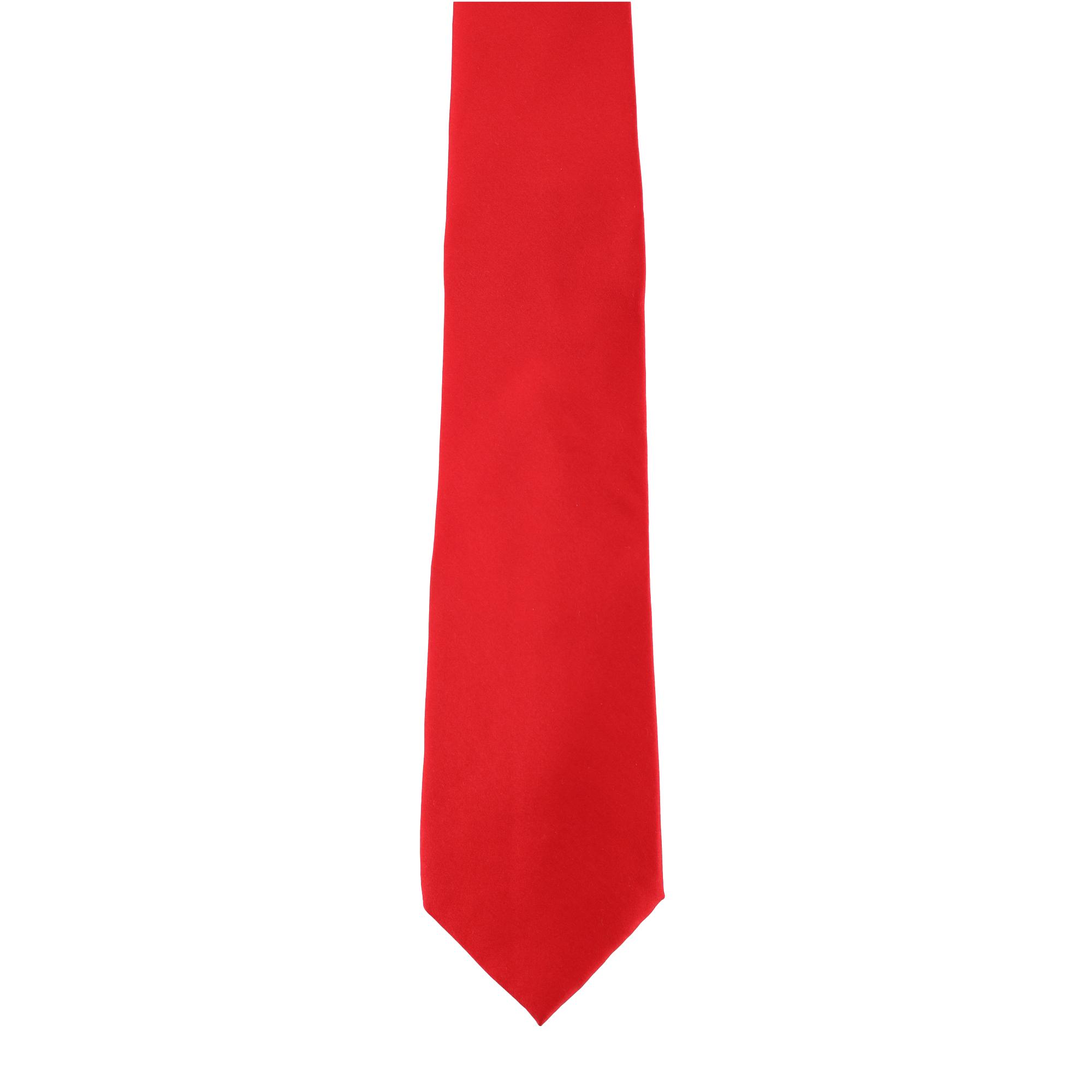  Trafalgar Sutton Solid Color Silk Necktie - Red - Bonton