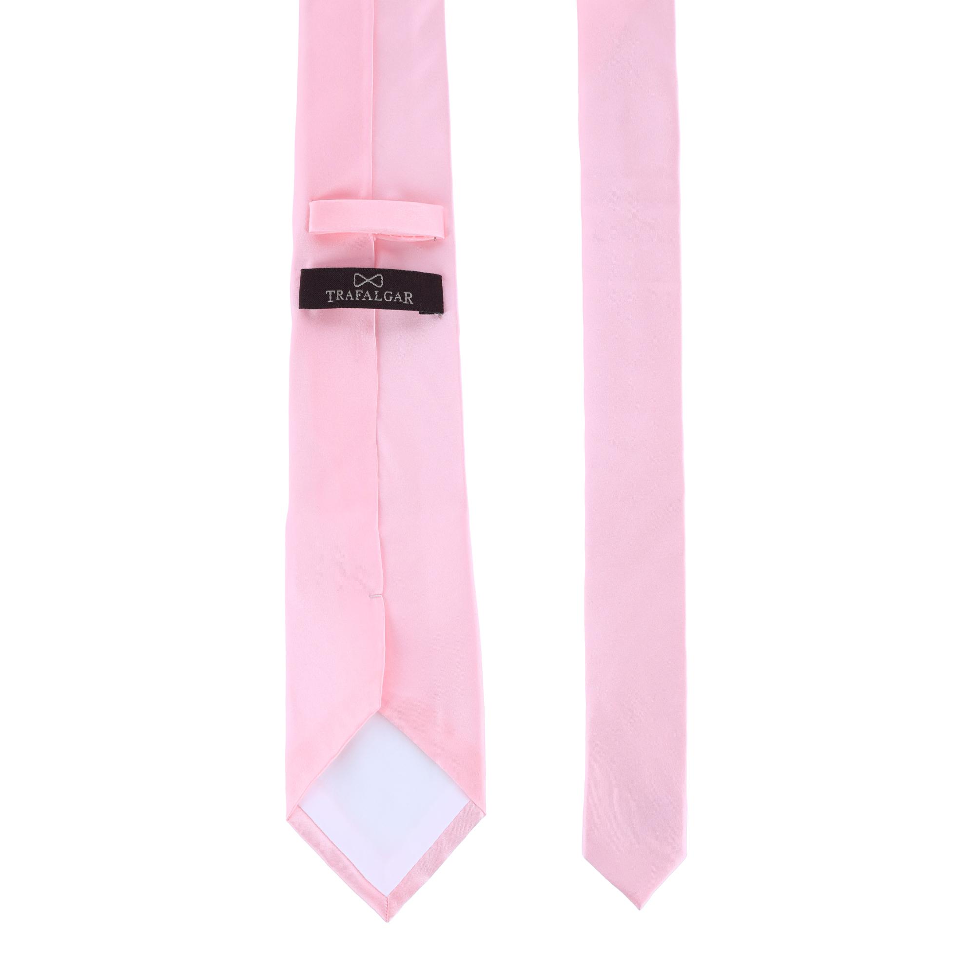  Trafalgar Sutton Solid Color Silk Necktie - White - Bonton