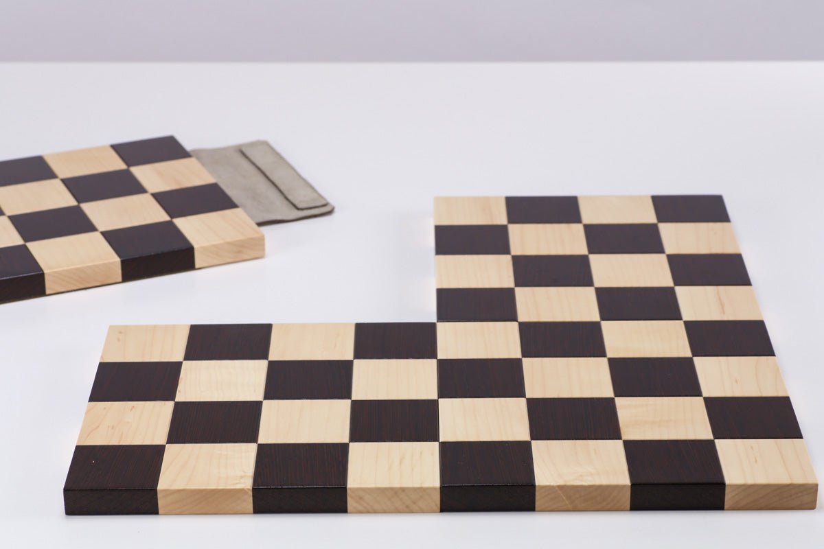  Chess House the STACK Chessboard - Tournament Edition in Wenge and Maple by Chess House - Default Title - Bonton