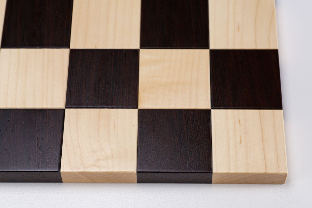  Chess House the STACK Chessboard - Tournament Edition in Wenge and Maple by Chess House - Default Title - Bonton