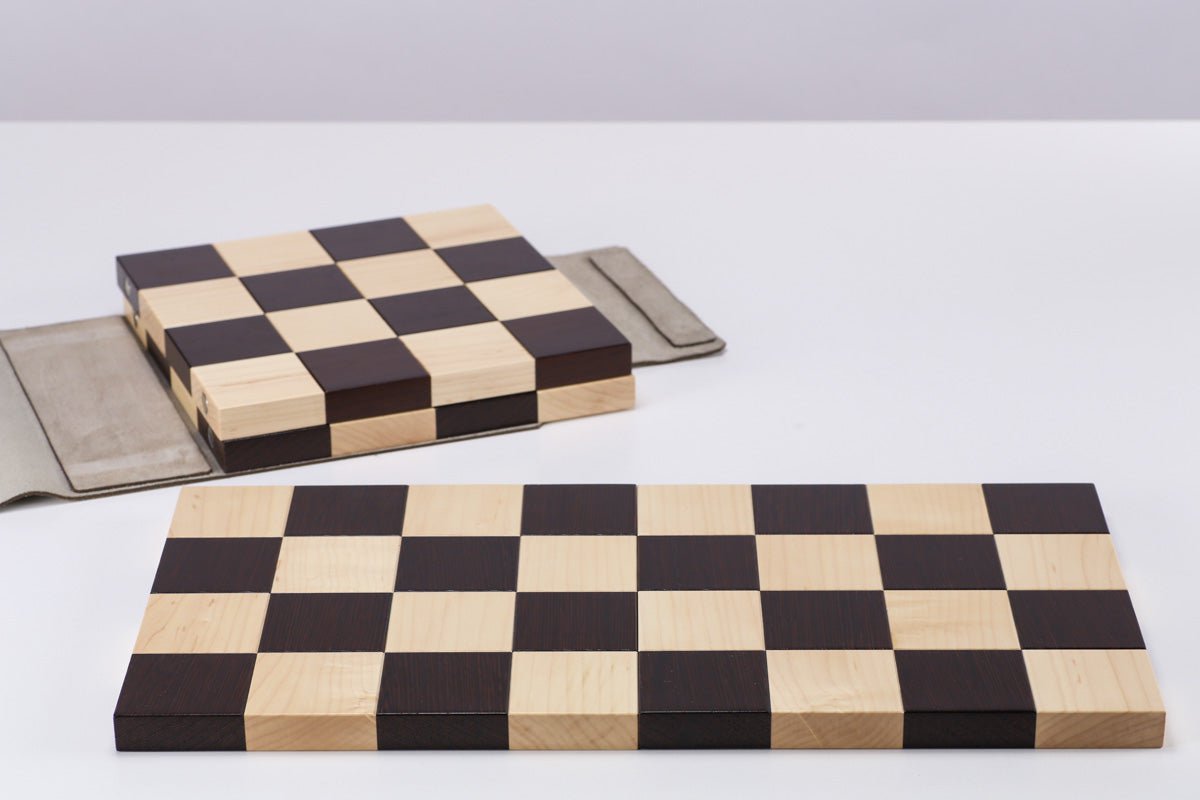  Chess House the STACK Chessboard - Tournament Edition in Wenge and Maple by Chess House - Default Title - Bonton