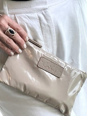 The Carly Trio Wristlet Sand