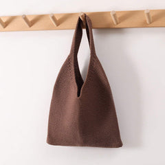 Maiya Knit Tote Brown