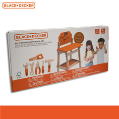 Black and Decker Kids Workbench & Wooden Tool Set for Kids